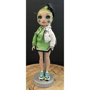 2019 Rainbow High Cheer Jade Hunter Green Cheerleader Doll/Outfit No Poms Poms